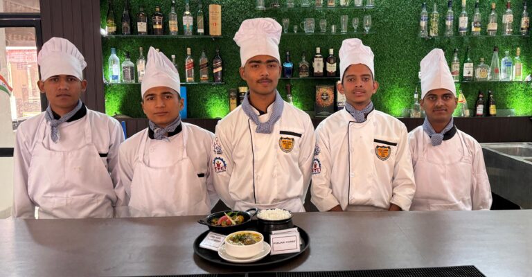 Professional chef training under culinary arts course