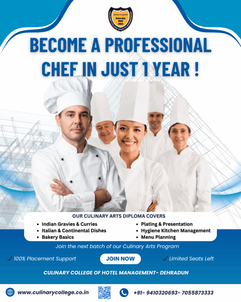 Chef Course in Dehradun practical training