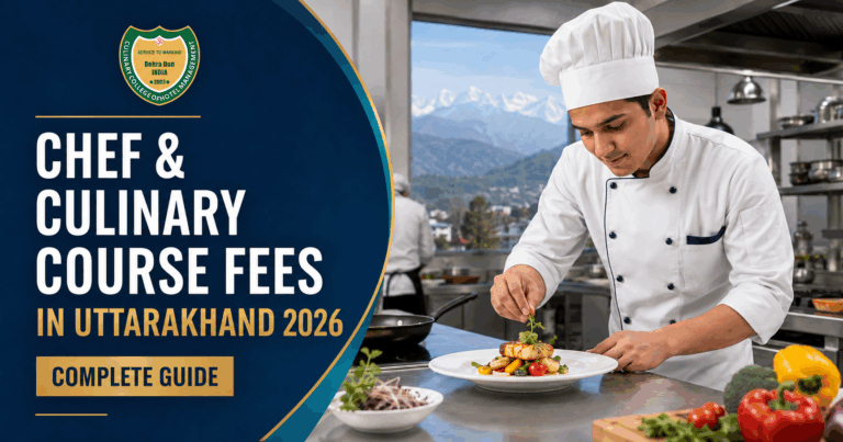 Chef and culinary course fees in Uttarakhand 2026